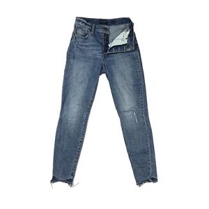 Lucky Brand High Rise Skinny Bridgette Blue Jeans 8/29 Ankle Stretch Medium